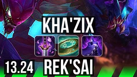 KHA ZIX Vs REK SAI JNG Legendary 7 Solo Kills 20 4 12 700 Games