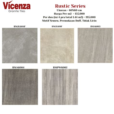 Granite Tile Vicenza 60x60 Doffrustic Grey Lazada Indonesia