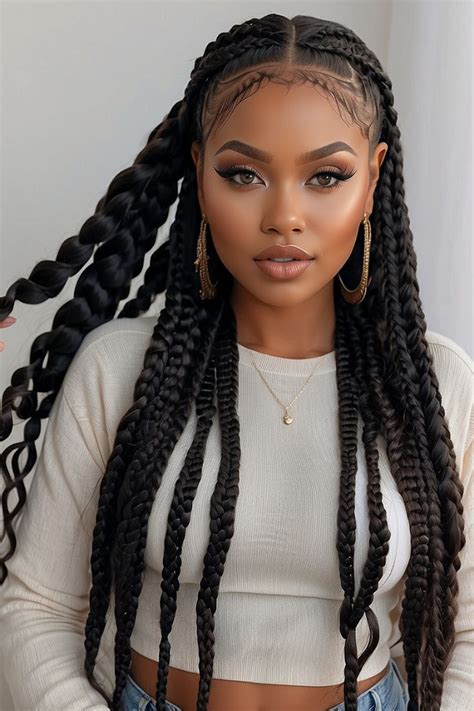 10 Tips For Achieving Perfect Goddess Knotless Braids With Curls 2024