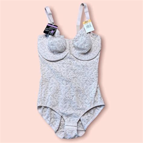 Intimates Sleepwear Nwt Bali Lingerie Bodysuit In The Color Rosewood Poshmark