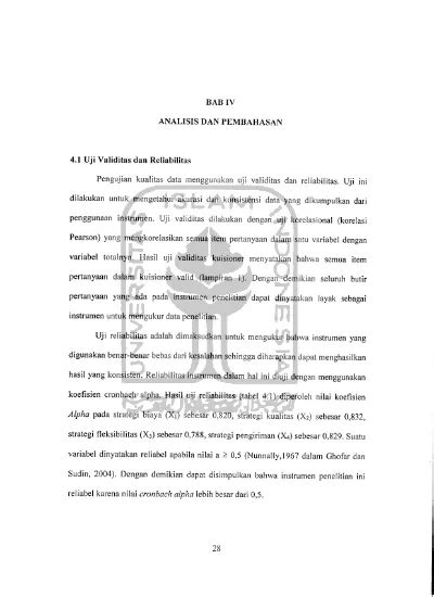 Top PDF Hasil Uji Reliabilitas Instrumen Variabel Kelelahan 123dok