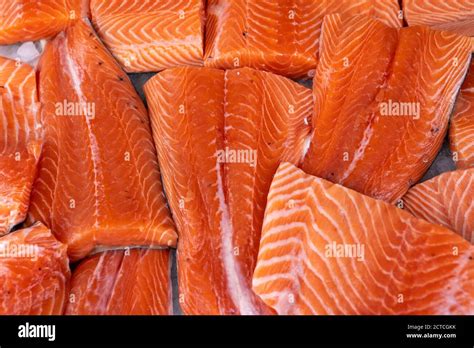 Alaskan Salmon Fillets Hi Res Stock Photography And Images Alamy