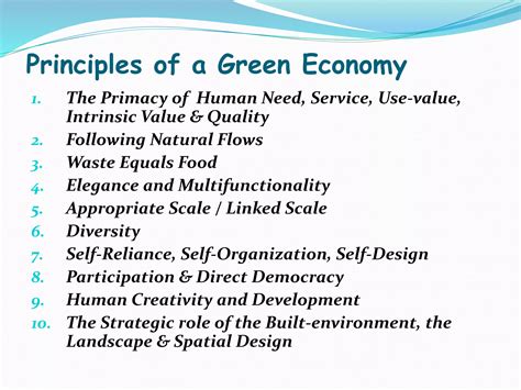 Green Economy Ppt