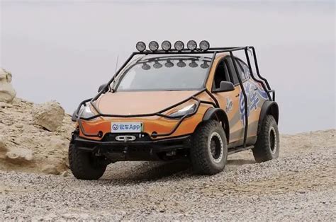 This Modified Tesla Model Y Get Ready For Off Road Experiences Evmagz