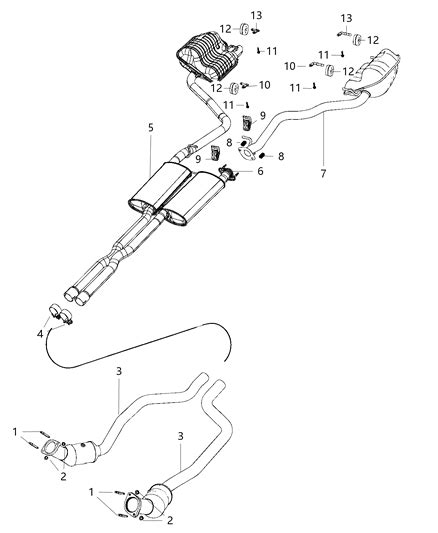 Exhaust System 2019 Dodge Charger