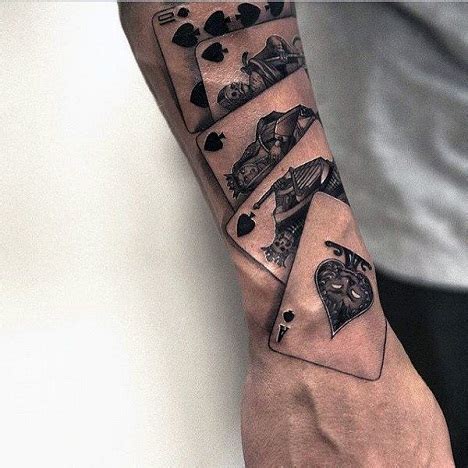 15 Cool And Stylish Playing Card Tattoo Designs 2024