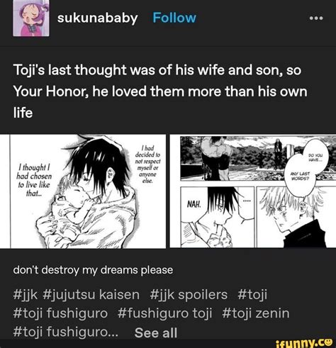 Tojis Last Thought Was Of His Wife And Son So Your Honor He Loved