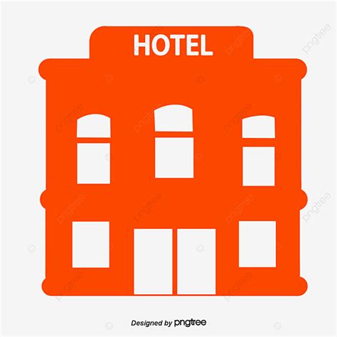 Luxury Hotel PNG Transparent Red Luxury Hotel Vector Material Hotel