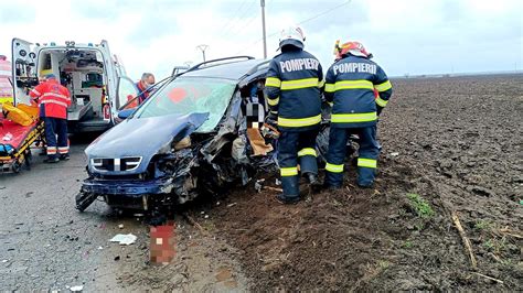 Accident rutier pe DN 5C între localitațile Vedea și Cetățuia Jurnal