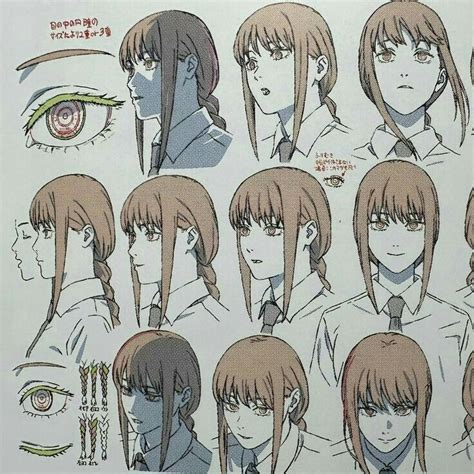 Makima Character Design Animation Illustration Character Design Anime