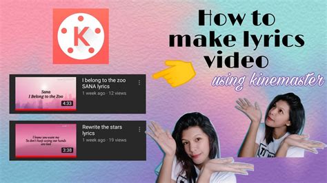 How To Make Lyric Video Using Kinemaster Basic YouTube