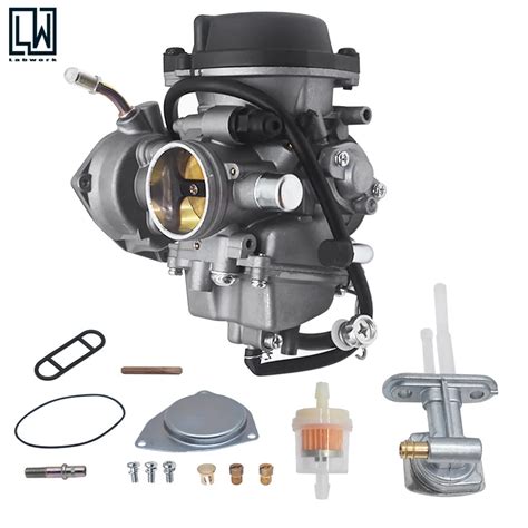 Carburetor For Suzuki Ltz Ltz Quad Atv With Fuel Valve Petcock