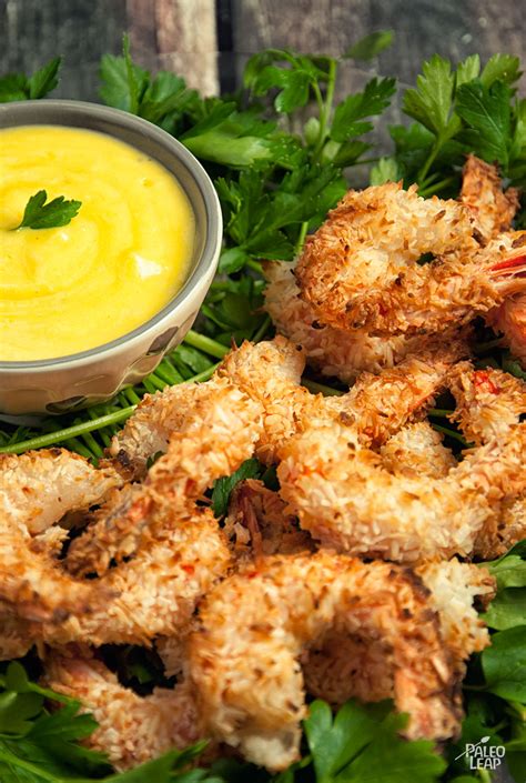 Crispy Coconut Shrimp With Mango Sauce | Paleo Leap