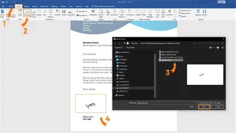 How To Add Handwritten Signatures In Word Documents Trendsalife