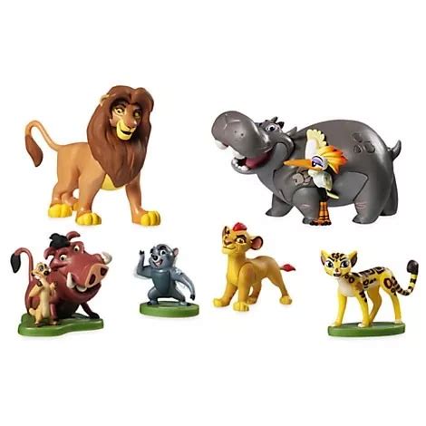 Set Figuras La Guardia Del Leon Kion Lion Guard Disney Store Env O Gratis