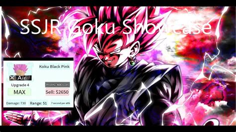 5 Star SSJR Goku Black Showcase Koku Black Pink All Star Tower