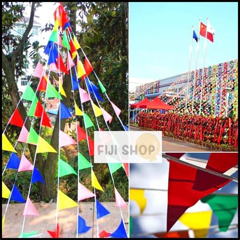 Jual Jual Jual Bendera Segitiga Kain Flag Party Bendera Umbul Umbul