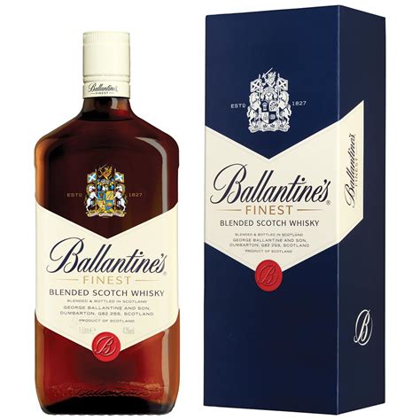 Whisky Ballantines Finest Botella 1l Plazavea Supermercado