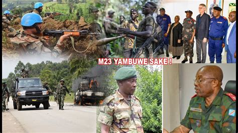 AMAKURU AGEZWEHO FARDC IRAVUGA KO YAMBUYE M23 SAKE MONUSCO YIYUNZE