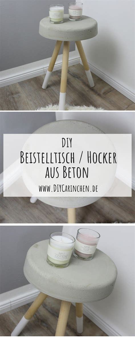 Diy Beistelltisch Hocker Aus Beton Selber Machen So Einfach Geht Es