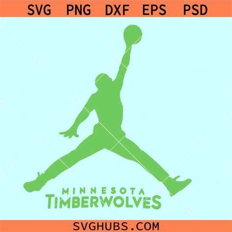 Minnesota Timberwolves Jordan Basketball SVG, Minnesota Basketball svg ...