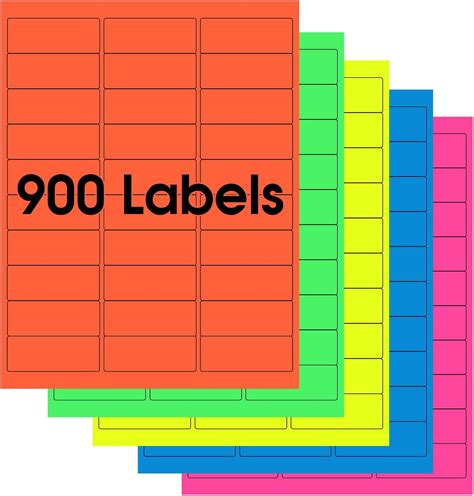 Amazon Avery Laser Inkjet Labels Removable Inch X