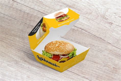 35 Outstanding Free Burger Mockup Psd Desing Template