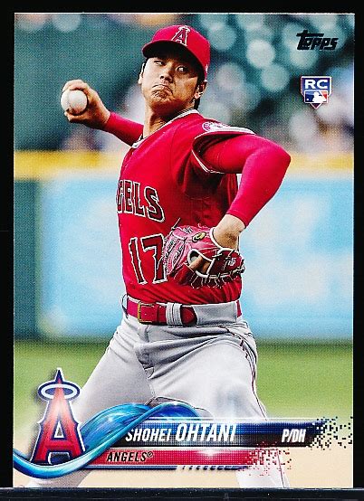 Lot Detail 2018 Topps Update Bsbl Us1 Shohei Ohtani Rc