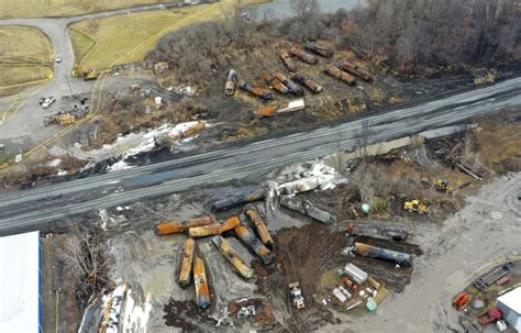 D Raillement De Train En Ohio Washington Ordonne La Compagnie