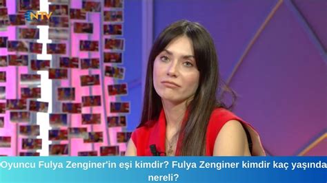 Oyuncu Fulya Zenginer in eşi kim Küntay Tarık Evren kimdir kaç yaşında