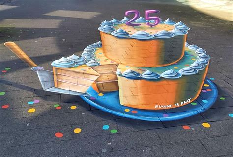 Cake By Rianne Te Kaat Street Art Cities