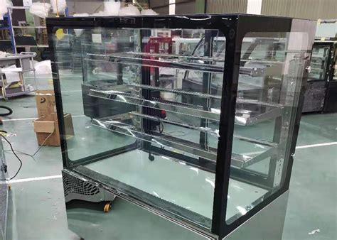 Холодильник дисплея Patisserie гастронома R290 плоский стеклянный 380 Ltr