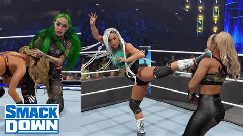 WWE 2K23 SMACKDOWN MITB QUALIFYING MATCHES ZOEY STARK VS SHOTZI B FAB