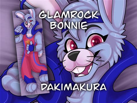 Glamrock Bonnie FNAF Dakimakura Security Breach Ruin Etsy Australia