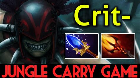 Crit Bloodseeker Jungle Carry Game Dota Youtube