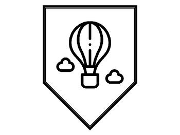 SOAR INTO OCTOBER Hot Air Balloon Bulletin Board Kit Ready To Print