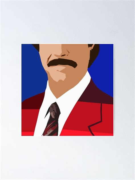 "The Anchorman" Poster by 45thAveArtCo | Redbubble