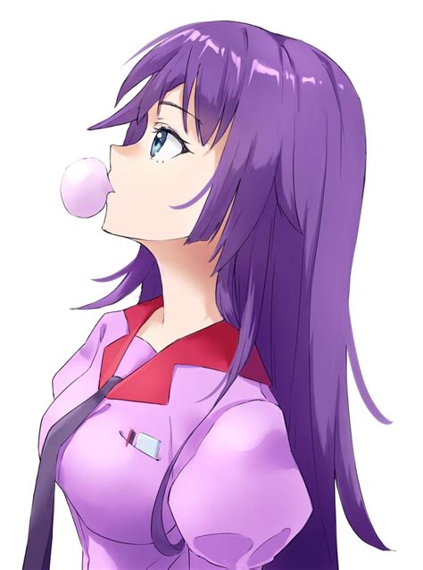 Senjougahara Hitagi Monogatari And 1 More Drawn By Kinrucy Danbooru