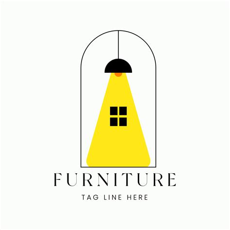 interior minimalist furniture business company logo 45692840 Vector Art ...