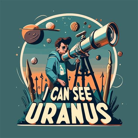 Premium Vector Guy Looking Through A Telescope