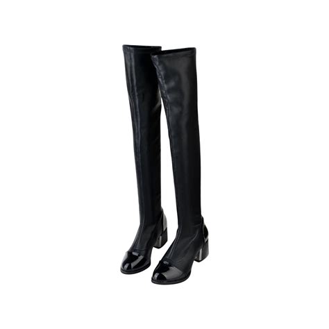 Lovskoo Women S Knee High Boots Thigh High Leather Pointed Toe