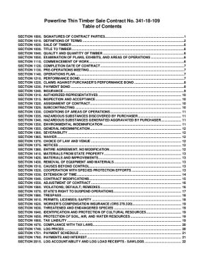 Fillable Online FSM 2450 Timber Sale Contract Administration Fax Email