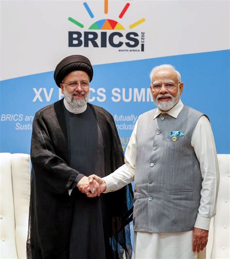 Modi Raisi Hold Bilateral Meeting On Brics Sidelines Asian News From Uk