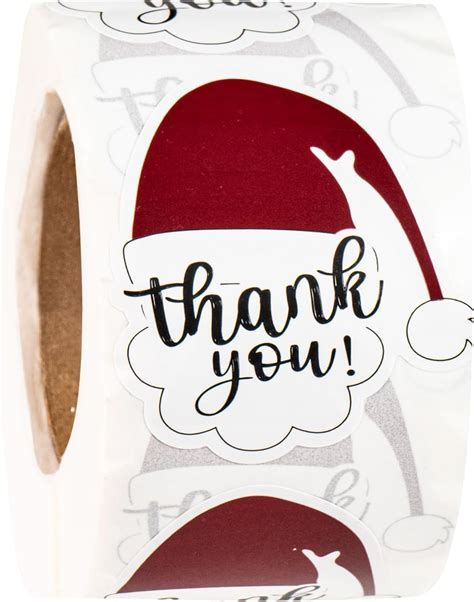 Amazon Wrapaholic Christmas Gift Stickers Santa Claus With Thank