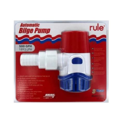 Jual 500gph 12V RULE Automaic Bilge Pump Pompa Lambung Otomatis