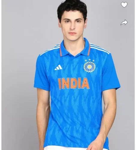 Polyester Blue Indian Cricket Team Jersey At Rs 270 Piece Indian Team