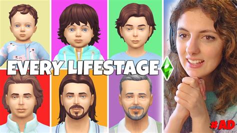 I Played Every Lifestage With One Sim In The Sims 4 🎂 Growing Together