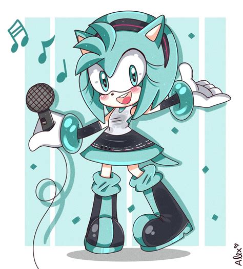 Sonic And Amy Amy Rose Hatsune Miku Crossovers Sonic The Hedgehog