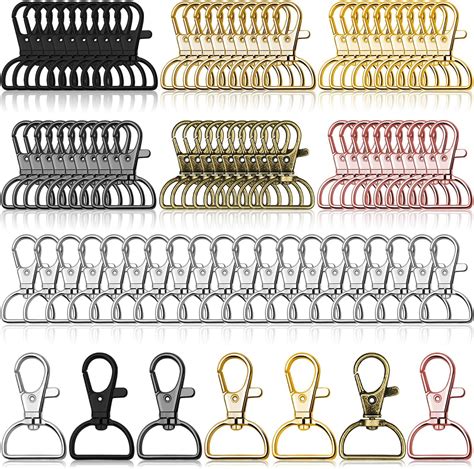 Pcs Gold Lobster Clasps Swivel Trigger Snap Hooks Key Chain Hooks