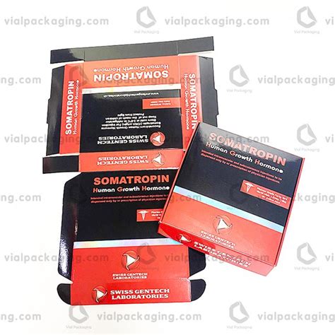 Vphpb Intramuscular Somatropinum Hgh Paper Packaging Box Vial